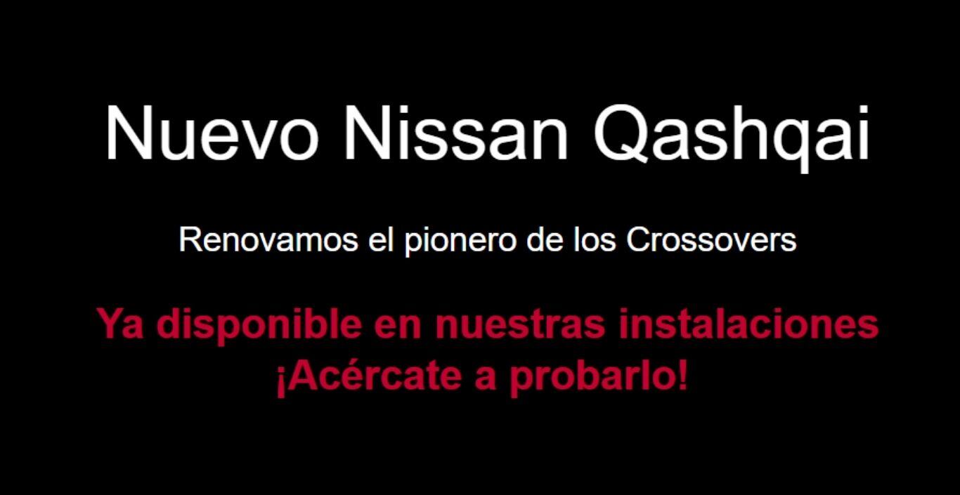 Nuevo Nissan Qashqai Nuevo Nissan Qashqai